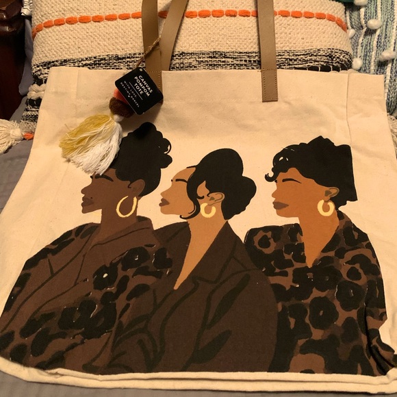 One day sale.Hand Painted Canvas Artisan Tote. - Picture 1 of 1